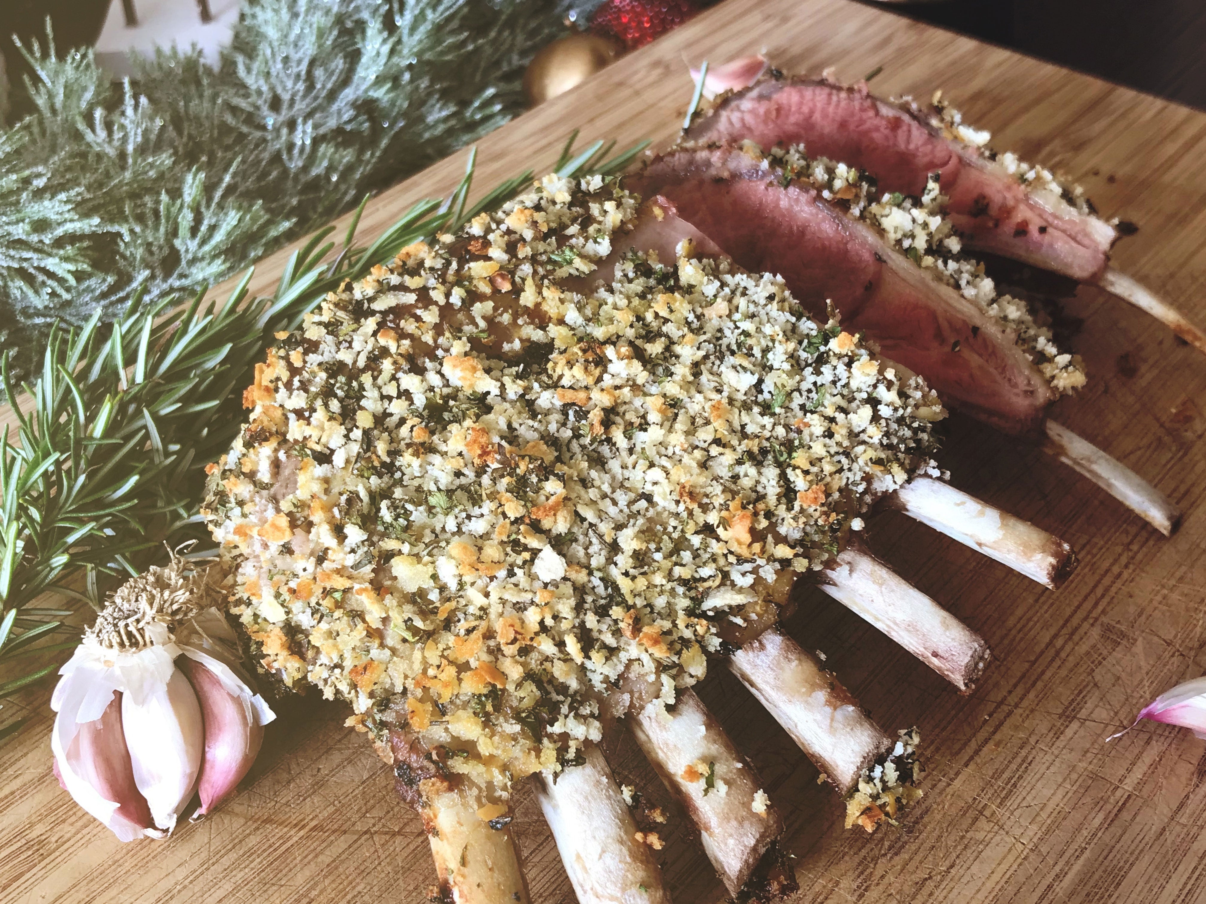 Panko and Herb Crusted Rack of Lamb